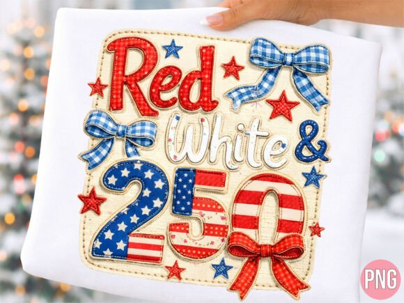 Celebrating 250 Years: The Design Potential of the Red White and 250 USA Birthday Shirt PNG