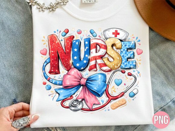 Elevating Creative Projects with a Patriotic Nurse Medical American PNG