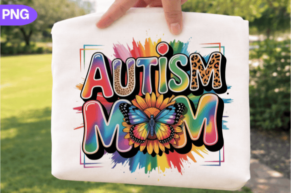 Empowering Autism Mom Advocacy: High-Quality Autism Awareness PNG Designs for Creative Expression