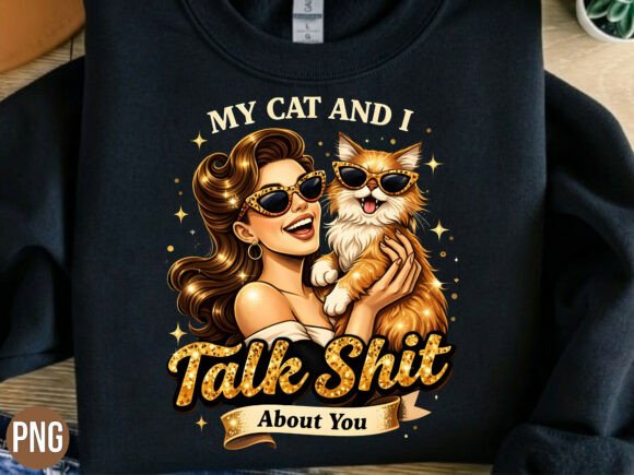 Funny Cat Mom Sarcastic Leopard PNG Design