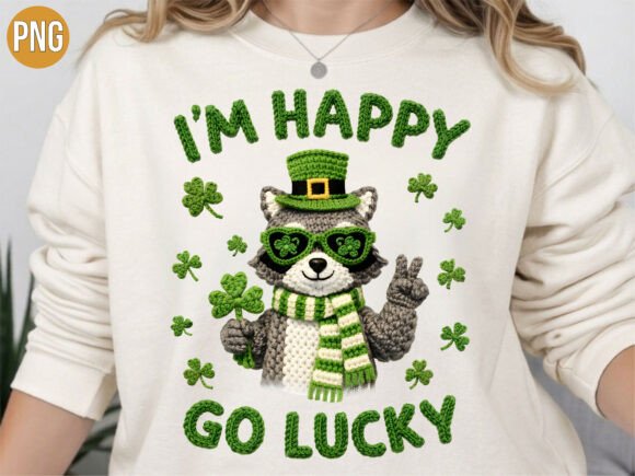 Integrating the Happy Go Lucky Raccoon St Patrick PNG into Modern Digital Design Workflows