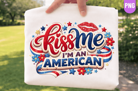 Kiss Me I’m an American PNG Design: A Guide to High-Quality Sublimation Art