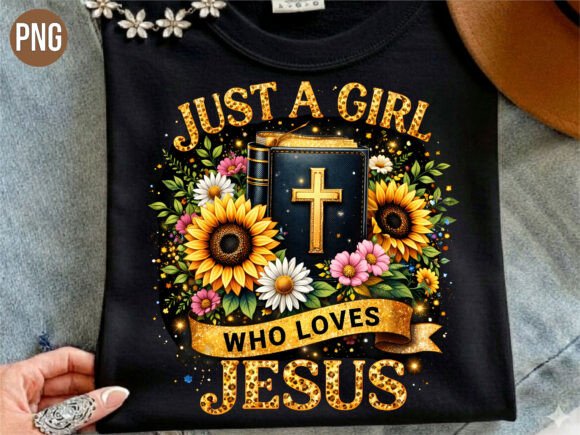 Strategic Branding with Christian Girl Bible Sunflower Faith PNG